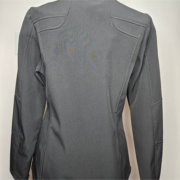 CB Black Long Sleeve Zip Up Jacket Breast Pocket Size M - Picture 3 of 7